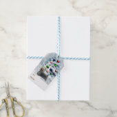 Silky Terrier Kerstmis Cadeaulabel (Met Touw)