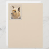 Silky Terrier Painting - Cute Original Dog Art (Voorkant / Achterkant)