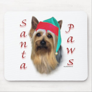 Silky Terrier Santa Paws Muismat
