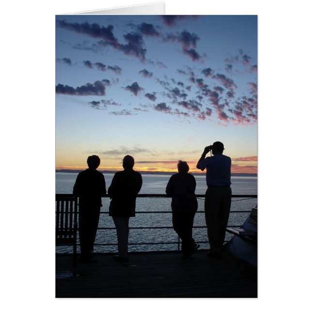 Sillhouettes au coucher du soleil (Devant)