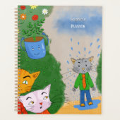 Silly Cat Personalized Planner (Devant)
