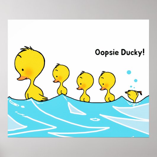 Silly Duckling Makes a Splash Poster (Voorkant)