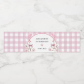 Silly Goose 1er anniversaire Étiquette de bouteill (Étiquettes simples)