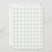 Silly Goose and Gosling Baby Shower Invitation Kaart (Achterkant)