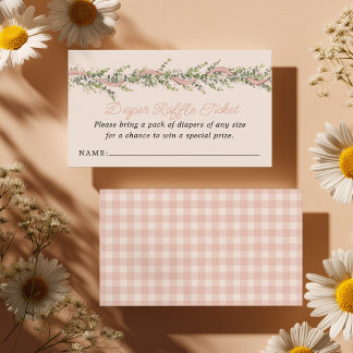 Silly Goose Baby Shower Diaper Raffle Informatiekaartje