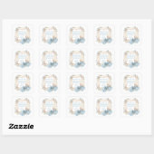 Silly Goose Baby Shower Square Sticker (Feuille)