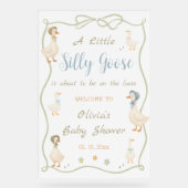 Silly Goose Baby Shower Welcome (Recto)