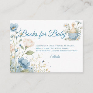 Silly Goose-boeken voor baby-aanvraagkaart Informatiekaartje
