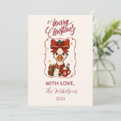 Silly Goose Christmas Feestdagenkaart (Staand voorkant)