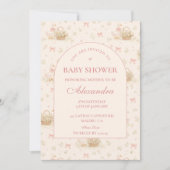 Silly Goose Coquette Baby Shower Kaart (Voorkant)