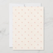 Silly Goose Coquette Baby Shower Kaart (Achterkant)