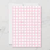 Silly Goose Girl 1st Birthday Invitation Kaart (Achterkant)