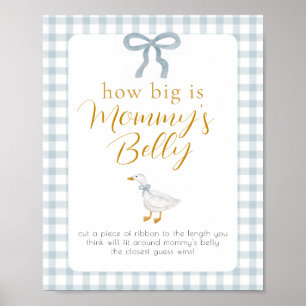 Silly Goose Moeders Buik Baby Shower Spel Bord Poster