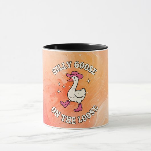 Silly Goose On The Loose Mug – Funny Goose Coffee  (Centre)