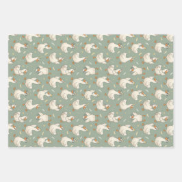 Silly Goose Party Parade Funny Birthday Inpakpapier Vel