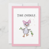 Silly Goose & Pink Bow | Time Capsule Station Sign Kaart (Achterkant)