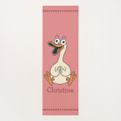 Silly Goose, Quirky, Funny Cartoon Goose Yogamat (Achterkant)