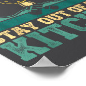 Silly Kitchen Player Real Out Pickleball Stay Poster (Hoek)