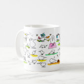 Silly Kiwi Oiseaux mug par Nicole Janes (Devant gauche)