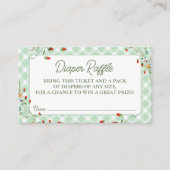 Silly Little Goose Diaper Raffle Enclosure Card Informatiekaartje (Voorkant)