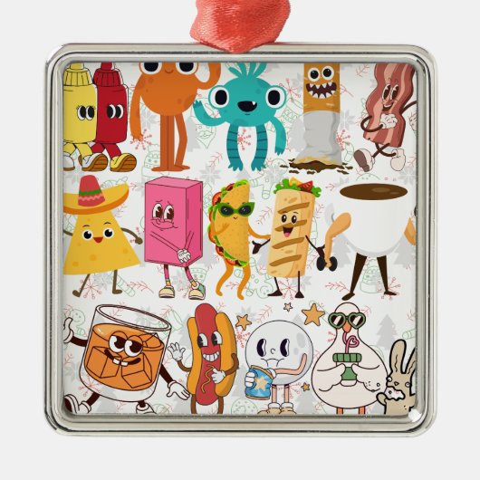 Silly Metalen Ornament (Voorkant)