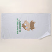 Silly Monkey - Serviette de plage (Devant)