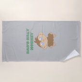 Silly Monkey - Serviette de plage (Devant)