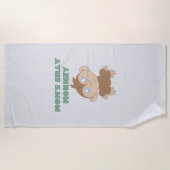 Silly Monkey - Serviette de plage (Devant)