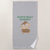 Silly Monkey - Serviette de plage (Devant)
