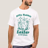 Silly Rabbit Easter Is For Jesus T-shirt (Voorkant)