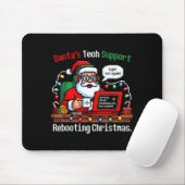 Silly Santa s Support Tech Rebooting IT Computer Muismat (Met muis)