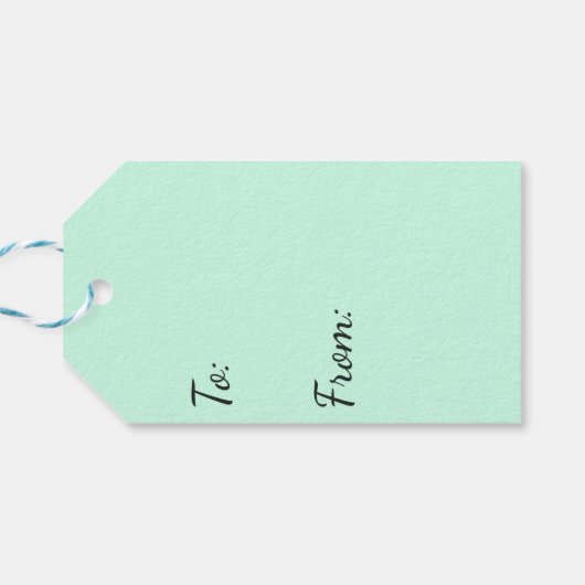 Silly Snowmen Cadeaulabel (Achterkant Horizontaal)