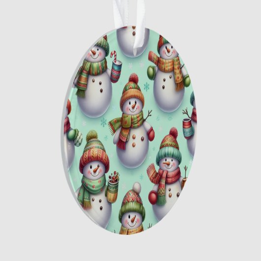 Silly Snowmen Ornament (voorkant)