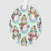 Silly Snowmen Ornament (voorkant)