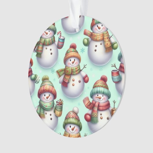 Silly Snowmen Ornament (voorkant)