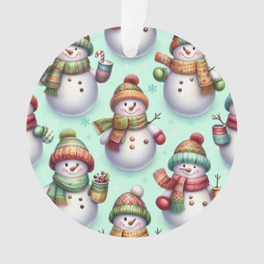 Silly Snowmen Ornament (voorkant)