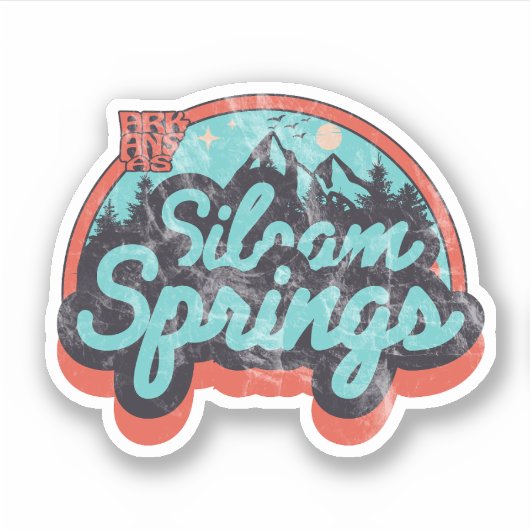 Siloam Springs, Arkansas Autocollant (Devant)