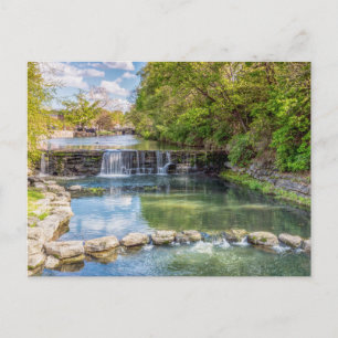 Siloam Springs Sager Creek Waterfall Briefkaart
