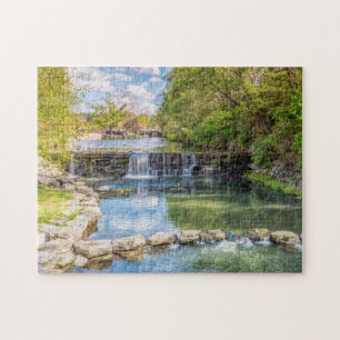 Siloam Springs Sager Creek Waterfall Jigzaag Puzzl Legpuzzel