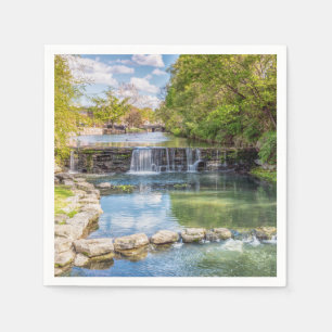 Siloam Springs Sager Creek Waterfall Paper Napkin Servet