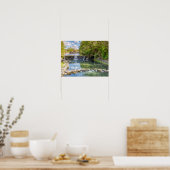 Siloam Springs Sager Creek Waterfall Poster (Keuken)