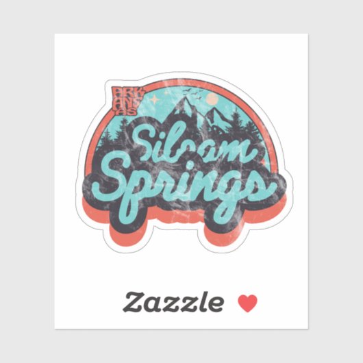 Siloam Springs, Sticker Arkansas (Feuille)