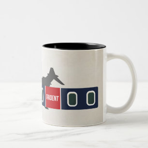 Silohuette Mug de l'âge rétro Trident Jet
