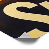 Sils Engadin vintage-reis Poster (Hoek)