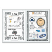 Silubhra - Silver Horn Unicorn carte de commerce (Dos)