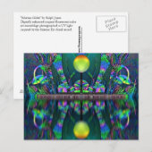 Silurian Wereldbol Fantasy Art Post Card Briefkaart (Voorkant / Achterkant)