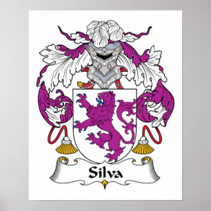 Silva Family Crest Poster
