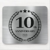 Silver 10th Business Jubileum Muismat (Voorkant)