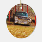 Silver 1963 Sadan Deville Keramisch Ornament (Links)