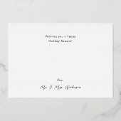 Silver 6 Multi Photo Holiday Kaart (Achterkant)